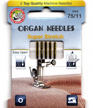 Organ  Nadel  Super Stretch 75/11 (5 Stck.)