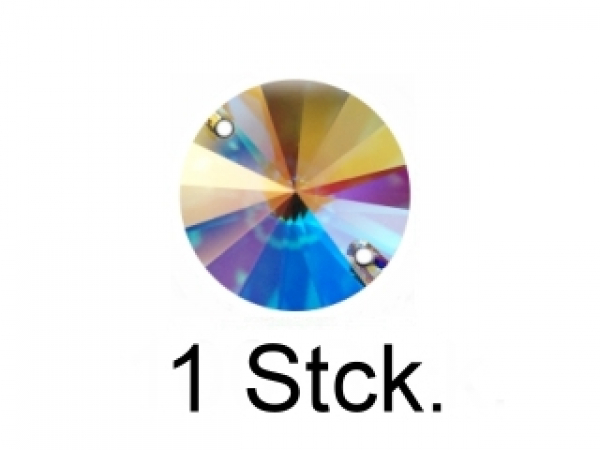 Sew-on Stones  K3061 CRYSTAL AB  F M14,0 - 1 Stck.