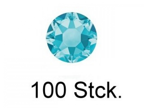 Swarovski Elements: 2038 SS 16 AQUAMARINE AQUAMARINE  M HF 100 Stck.