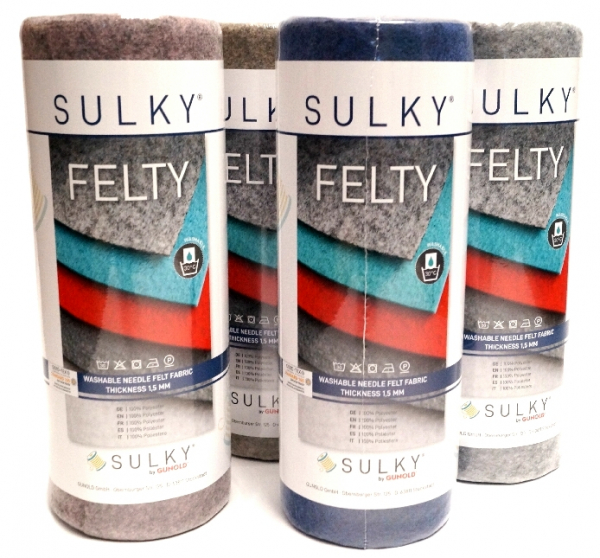 SULKY Felty - Stickfilz 25cm x3m marmoriert