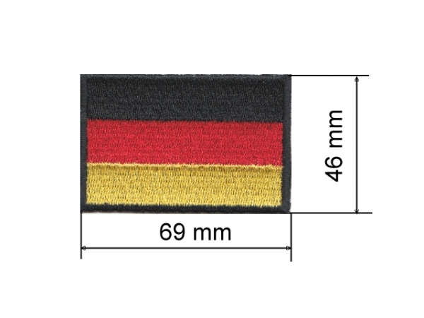 Deutschlandfahne 69x46 mm